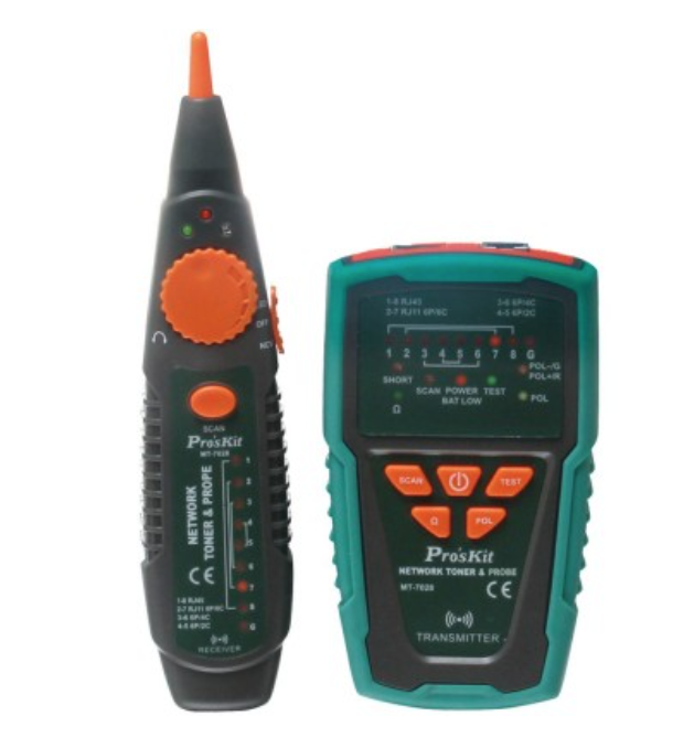 картинка ProsKit MT-7028. Тестер телекоммуникационных сетей и линий передачи данных являющийся официальным дистрибьютором в России 