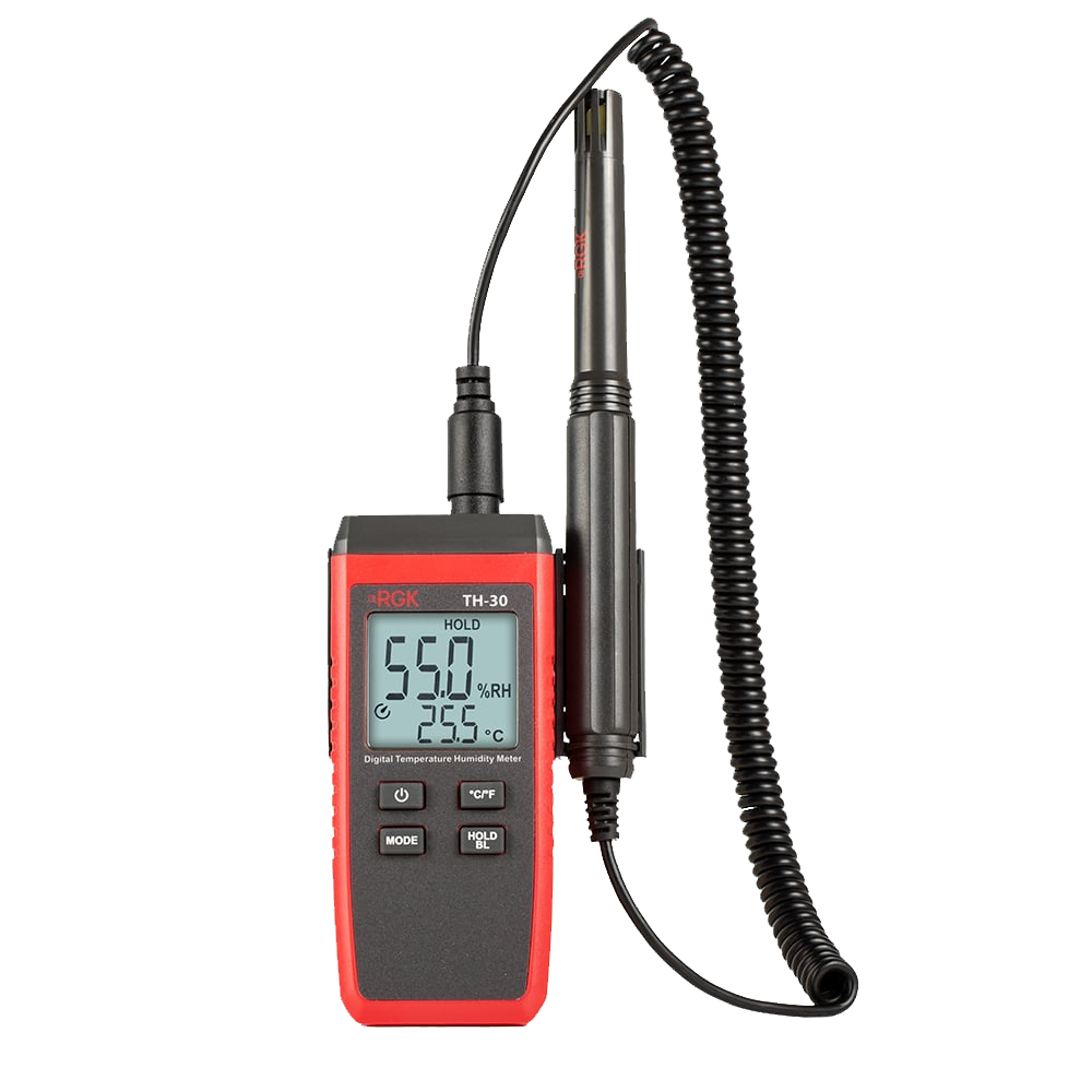 картинка RGK TH-30. Термогигрометр являющийся официальным дистрибьютором в России 