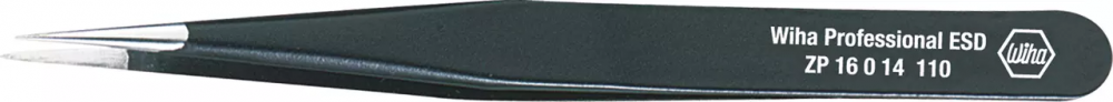 картинка WIHA 32346 / Professional. Прецизионный пинцет ESD серия ZP16014 являющийся официальным дистрибьютором в России 