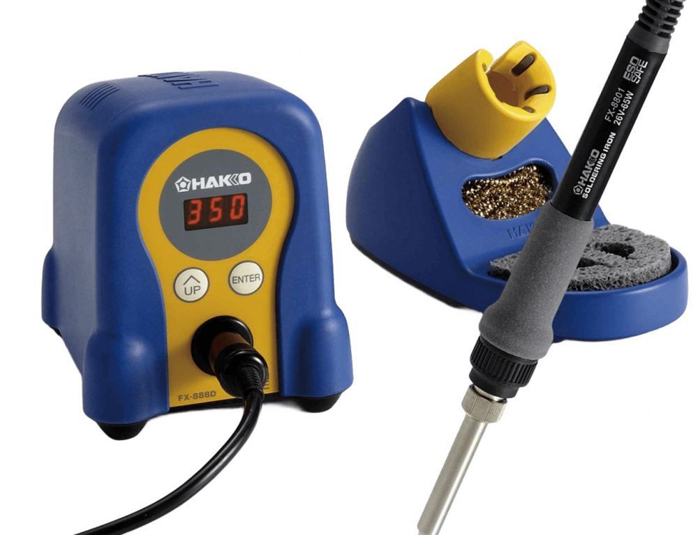 картинка Hakko FX-888D (70 Вт). Паяльная станция являющийся официальным дистрибьютором в России 