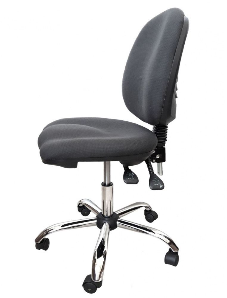 картинка ELK-F02 ESD. Стул антистатический тканевый лабораторный являющийся официальным дистрибьютором в России 