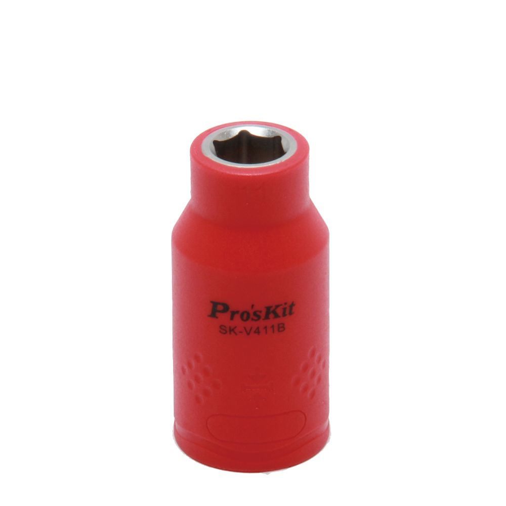 картинка ProsKit SK-V411B. Изолированная 1/2 дюйма торцевая головка 11 мм (1000 В - VDE) являющийся официальным дистрибьютором в России 