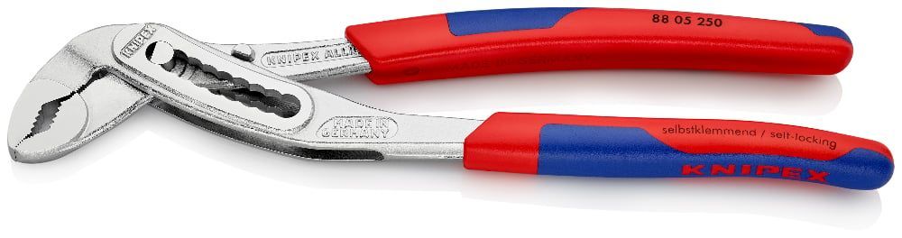 картинка KNIPEX KN-8805250 / Alligator. Клещи сантехнические (переставные-трубные) являющийся официальным дистрибьютором в России 