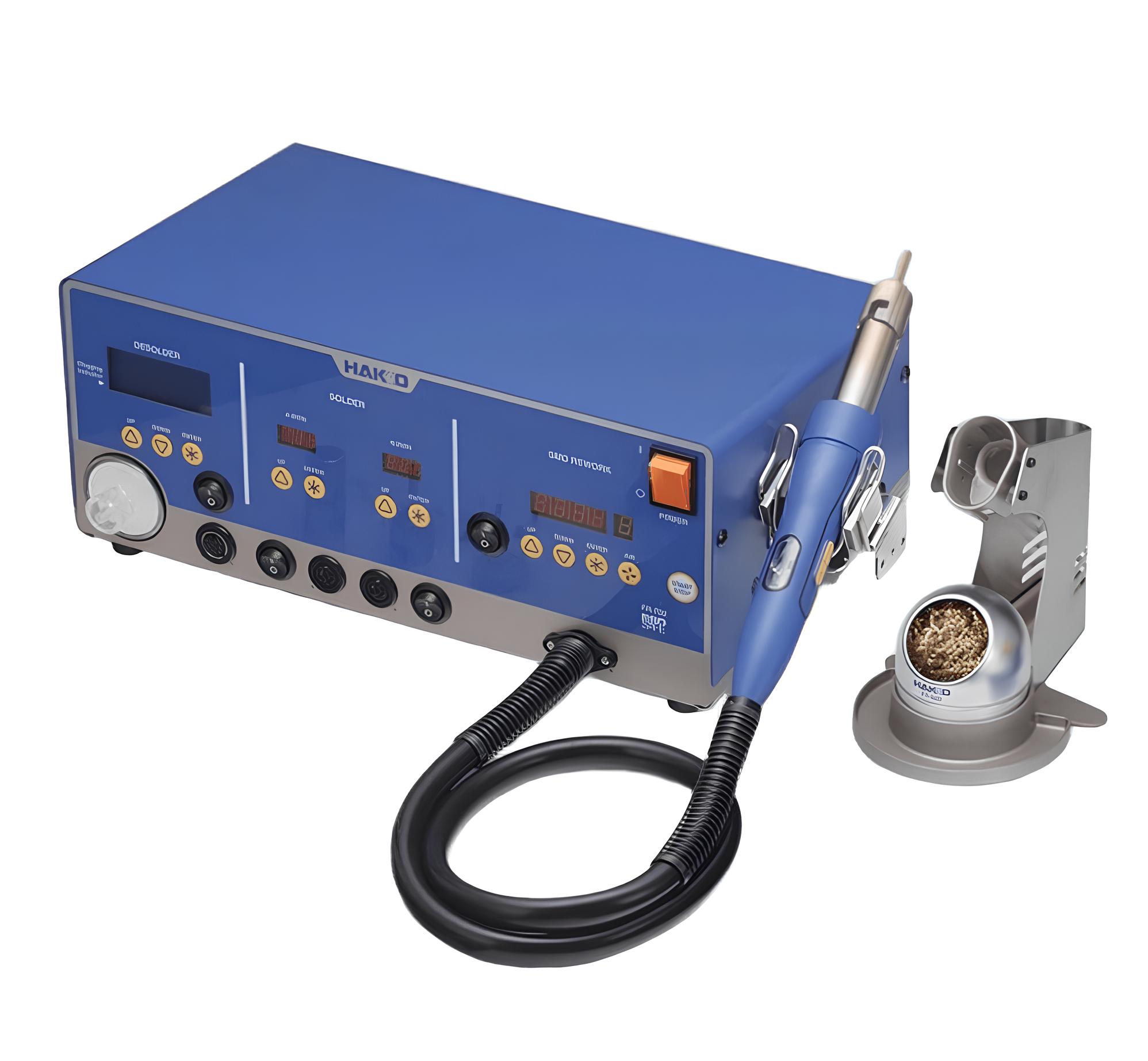картинка Hakko FR-702 (1030 Вт). Четырехканальная ремонтная паяльная станция являющийся официальным дистрибьютором в России 