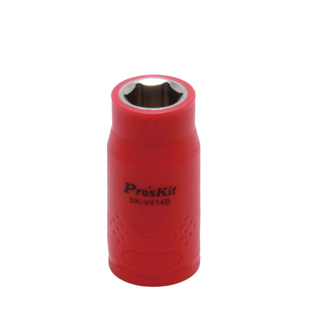 картинка ProsKit SK-V414B. Изолированная 1/2 дюйма торцевая головка 14 мм (1000 В - VDE) являющийся официальным дистрибьютором в России 