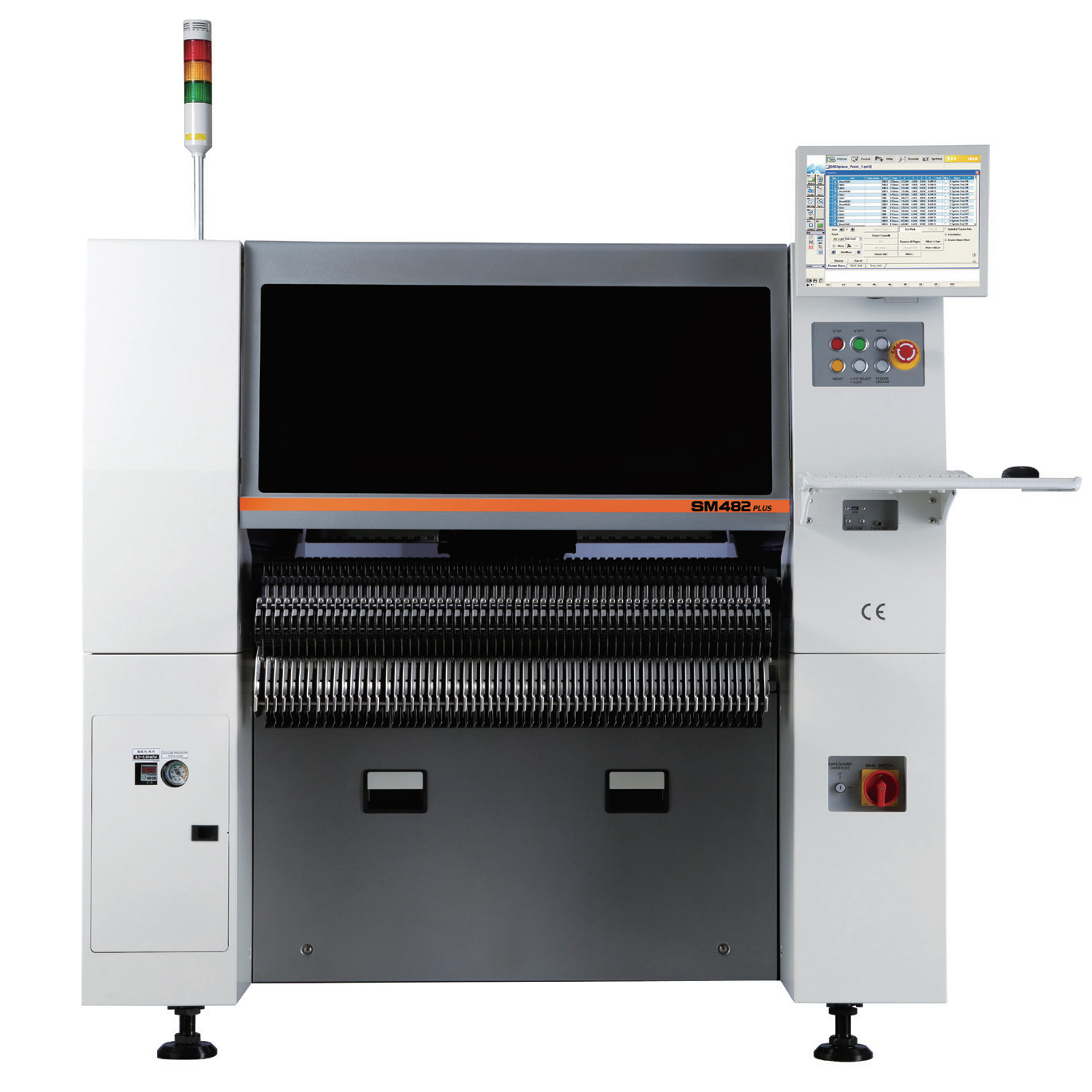 картинка Hanwha SM482Plus. Мультифункциональный автомат-установщик SMD компонентов являющийся официальным дистрибьютором в России 