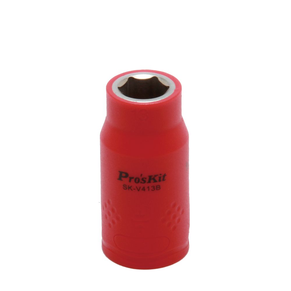 картинка ProsKit SK-V413B. Изолированная 1/2 дюйма торцевая головка 13 мм (1000 В - VDE) являющийся официальным дистрибьютором в России 