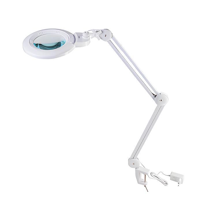 картинка Микромед 8608D 3D/5D. Лупа 150 мм на струбцине с подсветкой LED являющийся официальным дистрибьютором в России 