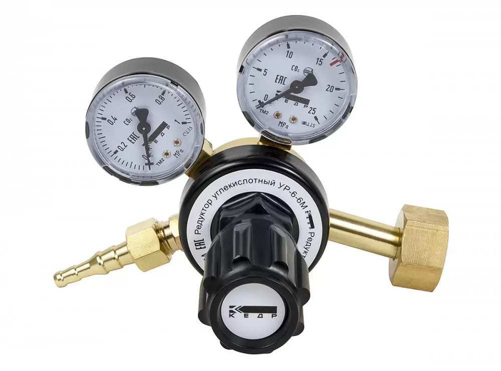 картинка КЕДР УР-6-6М. Редуктор углекислотный являющийся официальным дистрибьютором в России 