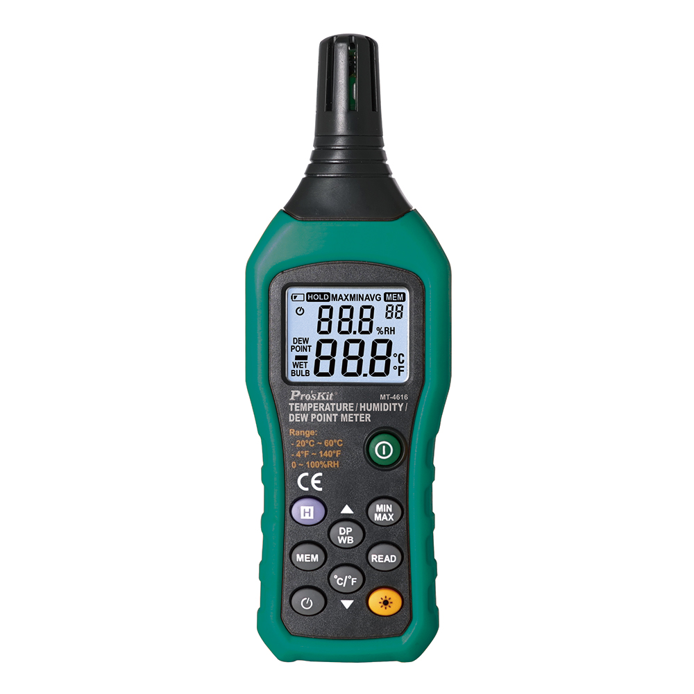 картинка ProsKit MT-4616. Комбинированный измеритель окружающей среды являющийся официальным дистрибьютором в России 