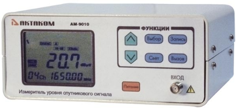 картинка АКТАКОМ АМ-9010. Измеритель уровня спутниковых сигналов являющийся официальным дистрибьютором в России 