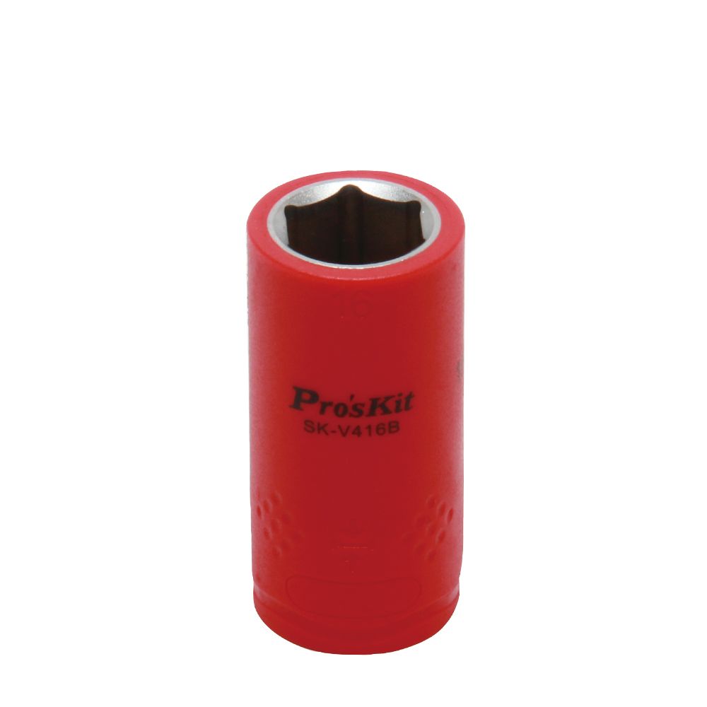 картинка ProsKit SK-V416B. Изолированная 1/2 дюйма торцевая головка 16 мм (1000 В - VDE) являющийся официальным дистрибьютором в России 