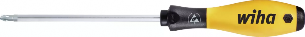 картинка WIHA 26929 / SoftFinish. Отвертка антистатическая крестовая серия 313 ESD являющийся официальным дистрибьютором в России 
