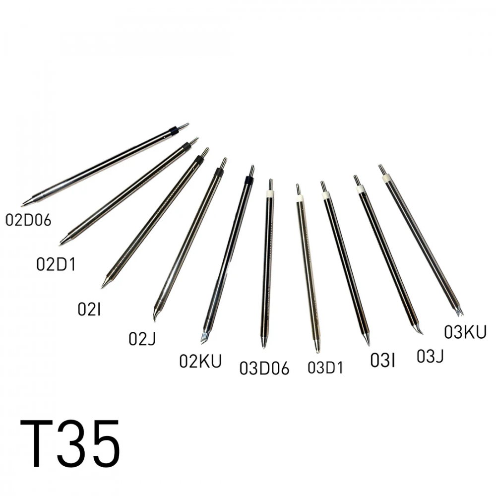 картинка Hakko T35. Паяльные жала индукционные для паяльника FX-1002 являющийся официальным дистрибьютором в России 