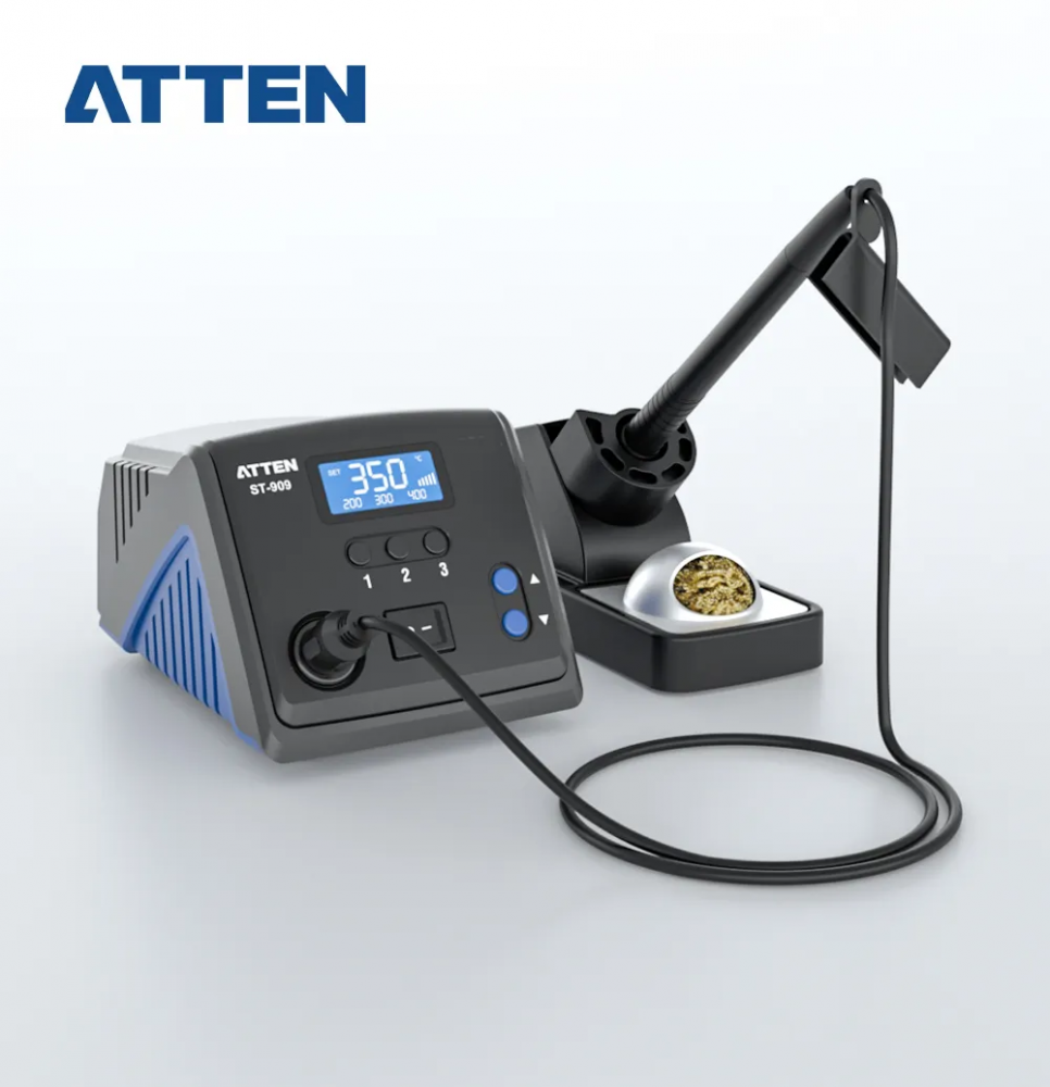 картинка Atten ST-909 (90 Вт). Паяльная станция являющийся официальным дистрибьютором в России 