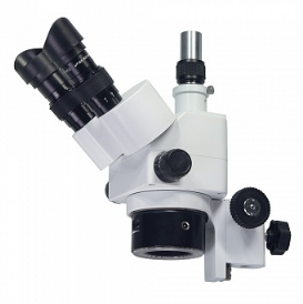 картинка Микромед 25477. Оптическая головка МС-4-ZOOM (тринокуляр) с фокусировочным механизмом на штатив являющийся официальным дистрибьютором в России 