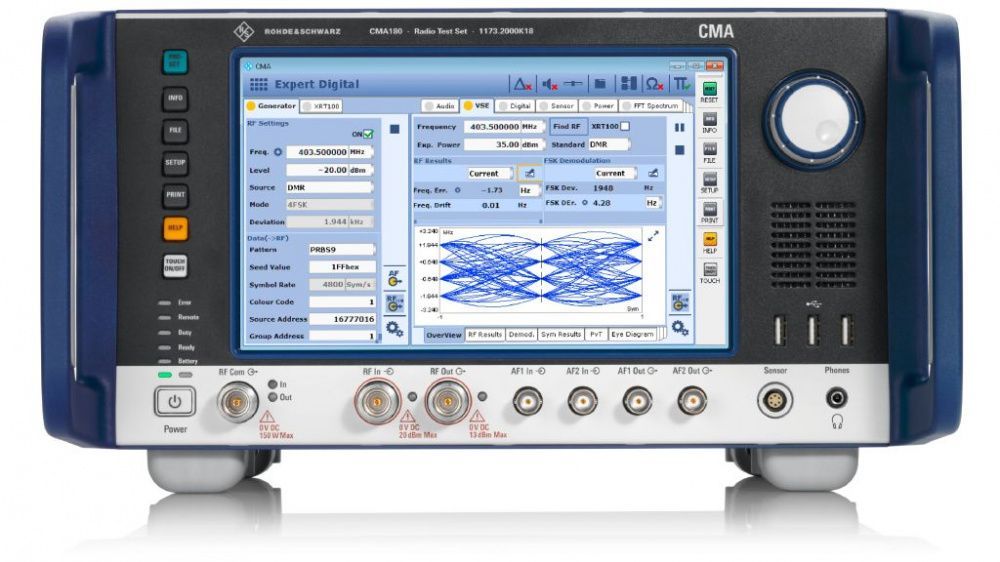 картинка R&S CMA180. Испытательный комплект радиосвязи являющийся официальным дистрибьютором в России 