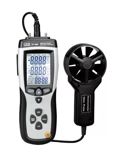 картинка CEM-Instruments DT-8897. Дифференциальный манометр являющийся официальным дистрибьютором в России 