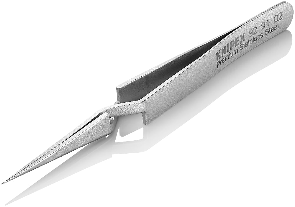 картинка KNIPEX KN-929102. Пинцет крестовидный прецизионный являющийся официальным дистрибьютором в России 