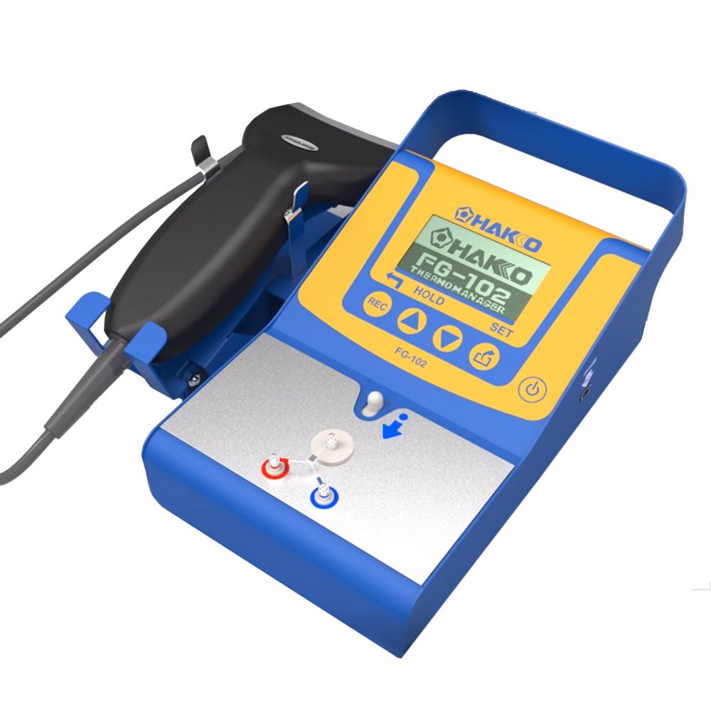 картинка Hakko FG-102. Калибровочный термометр со сканером штрих-кода являющийся официальным дистрибьютором в России 