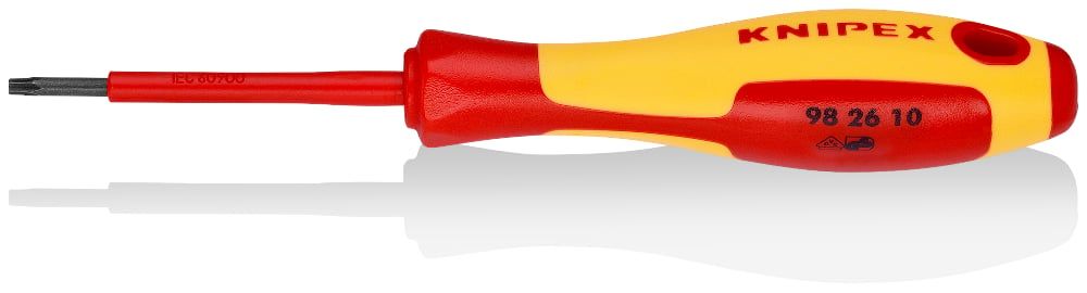 картинка KNIPEX KN-982610. Отвертка диэлектрическая TORX являющийся официальным дистрибьютором в России 