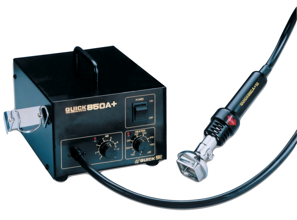 картинка Quick 850A+ESD (320 Вт). Термовоздушная паяльная станция являющийся официальным дистрибьютором в России 