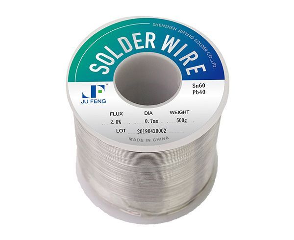 картинка Jufeng Sn60Pb40 2% 500gm 2mm. Припой проволочный 2мм с флюсом 2% являющийся официальным дистрибьютором в России 