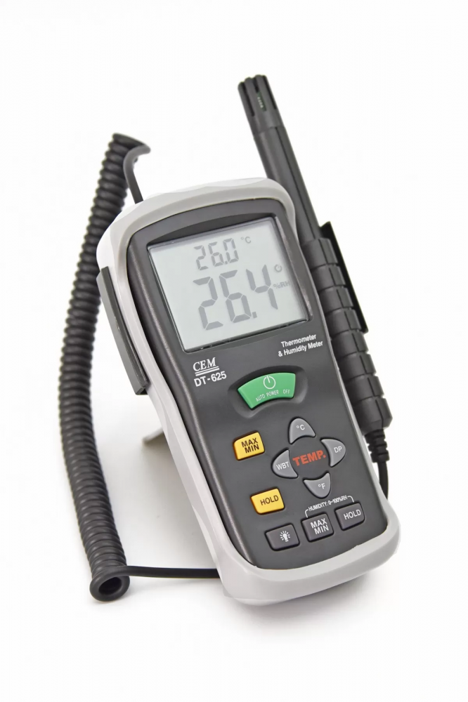 картинка CEM-Instruments DT-625. Термогигрометр являющийся официальным дистрибьютором в России 