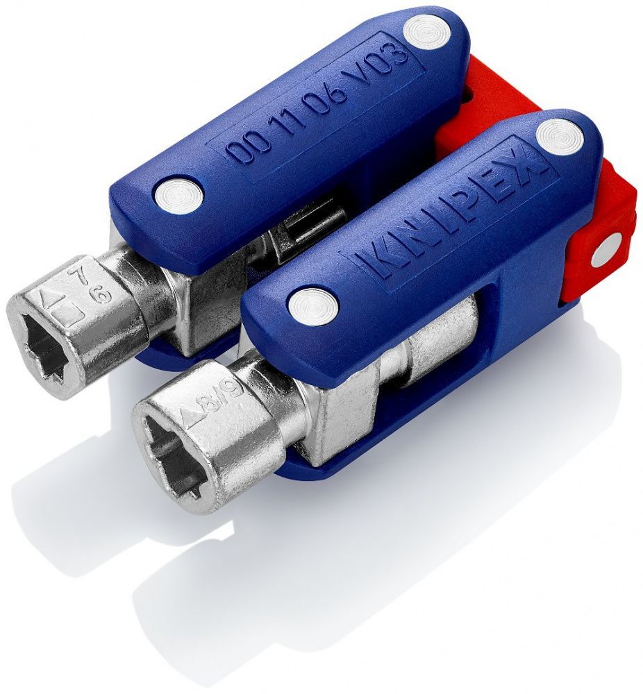 картинка KNIPEX KN-001106V03. Универсальный ключ для электрошкафов DoubleJoint являющийся официальным дистрибьютором в России 