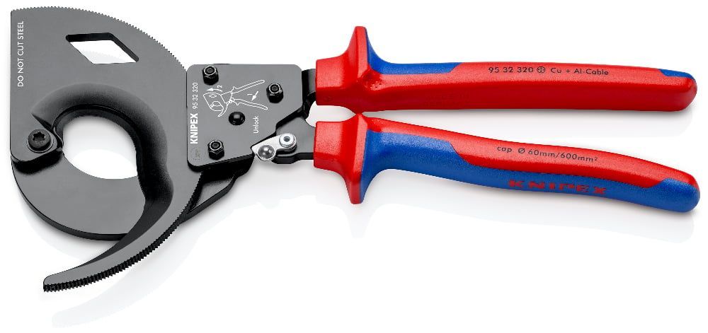 картинка KNIPEX KN-9532320. Секторные ножницы являющийся официальным дистрибьютором в России 