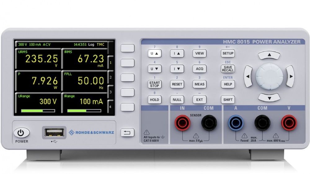 картинка R&S HMC8015. Анализатор электропитания цифровой являющийся официальным дистрибьютором в России 