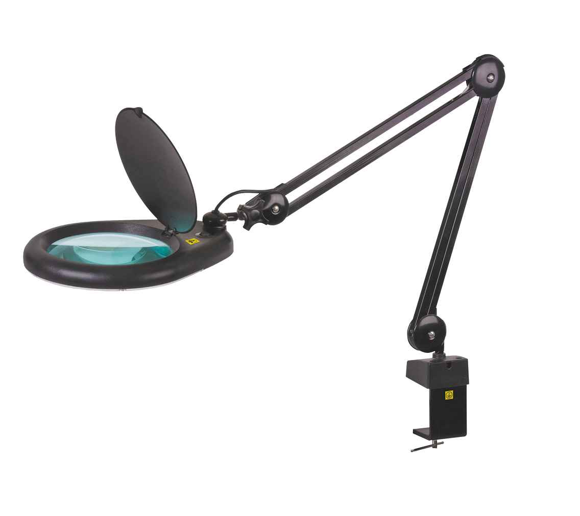 картинка Viking VKG L-73 ESD. Светодиодная лампа с увеличительной линзой 5 диоптрий являющийся официальным дистрибьютором в России 