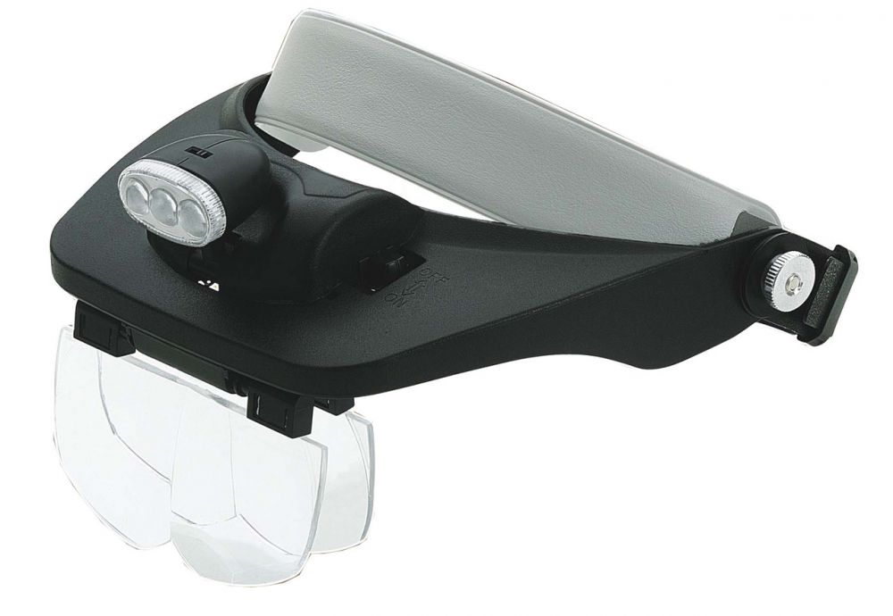картинка Микромед 81001-3Led. Лупа налобная с подсветкой являющийся официальным дистрибьютором в России 