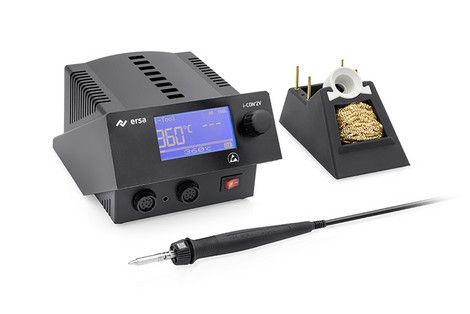 картинка Ersa i-CON2V0C MK2 / 0IC2205V0C (80 Вт). Двухканальная паяльная станция антистатическая с интерфейсом являющийся официальным дистрибьютором в России 