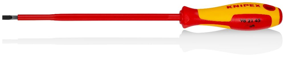 картинка KNIPEX KN-982145. Отвертка шлицевая VDE являющийся официальным дистрибьютором в России 