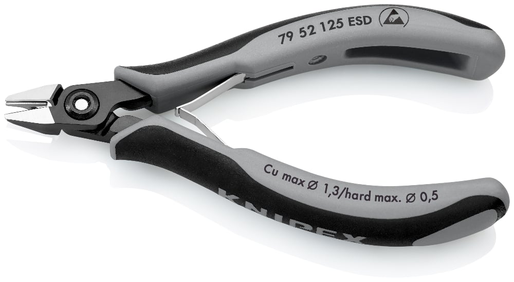 картинка KNIPEX KN-7952125ESD. Прецизионные бокорезы являющийся официальным дистрибьютором в России 