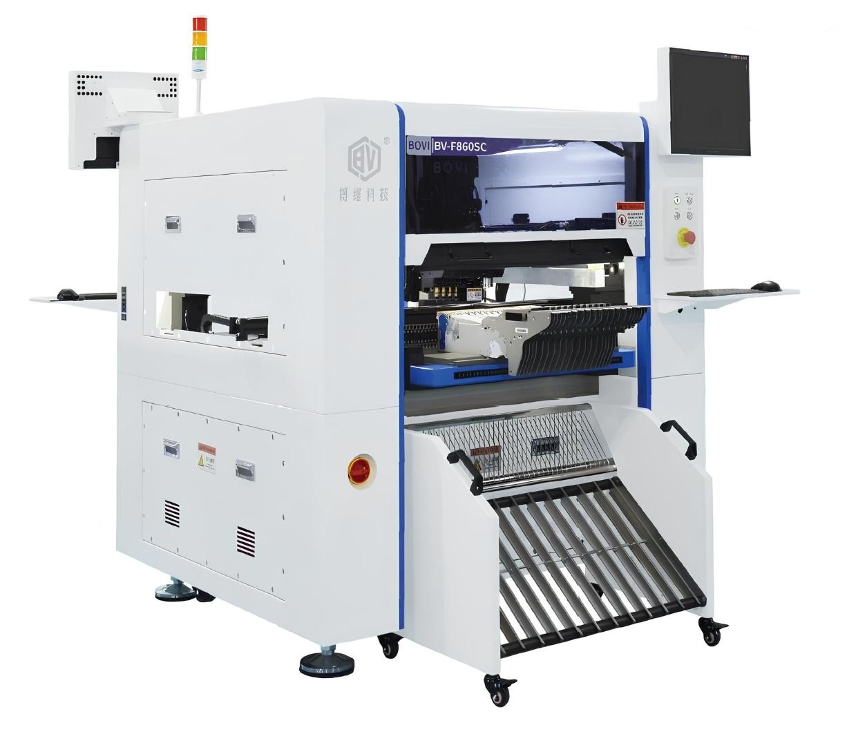 картинка BOVI BV-F860SC. Высокоскоростной автомат-установщик SMD-компонентов  являющийся официальным дистрибьютором в России 