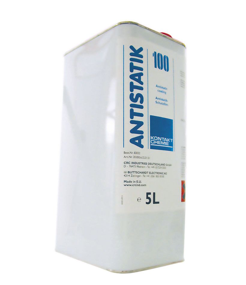 картинка CRC Kontakt Chemie / Antistatik 100. Средство для снятия статического заряда 5 л являющийся официальным дистрибьютором в России 