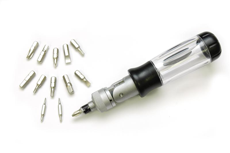 картинка АКТАКОМ АНТ-5021. Отвертка с насадками (15 предметов) являющийся официальным дистрибьютором в России 