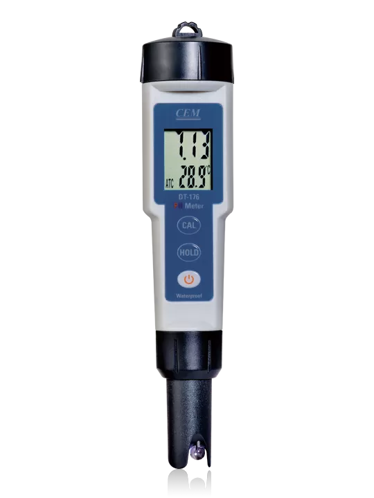 картинка CEM-Instruments DT-176 pH. Метр влагозащищенный являющийся официальным дистрибьютором в России 