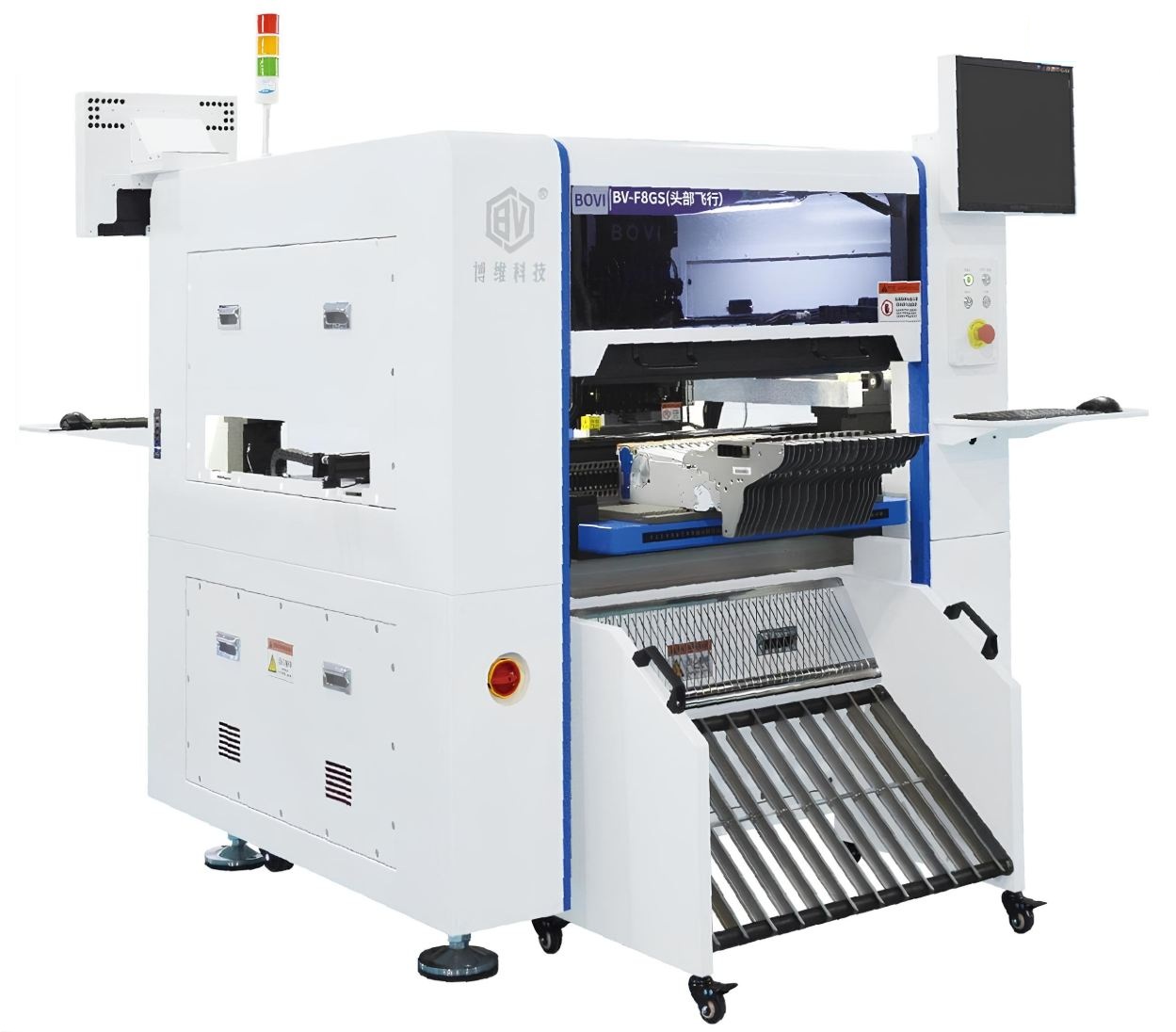картинка BOVI BV-F8GS. Высокоскоростной автомат-установщик SMD-компонентов  являющийся официальным дистрибьютором в России 