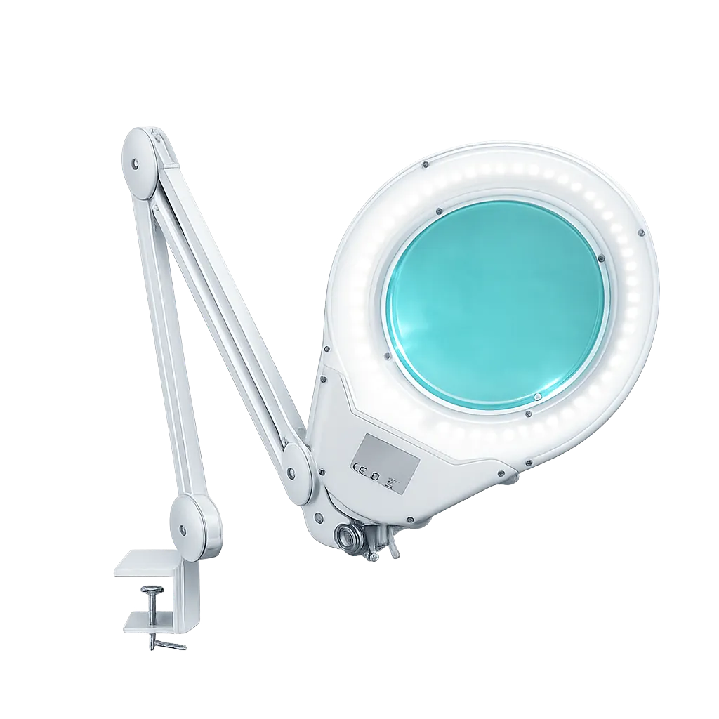 Линзы с подсветкой, лампы-лупы