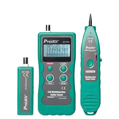 картинка ProsKit MT-7059. Тестер кабельный являющийся официальным дистрибьютором в России 
