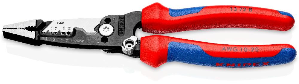картинка KNIPEX KN-13728. Электромонтажные клещи являющийся официальным дистрибьютором в России 