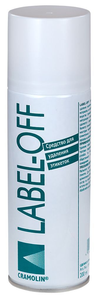 картинка CRAMOLIN Label-Off. Средство удаления для этикеток 400 мл являющийся официальным дистрибьютором в России 