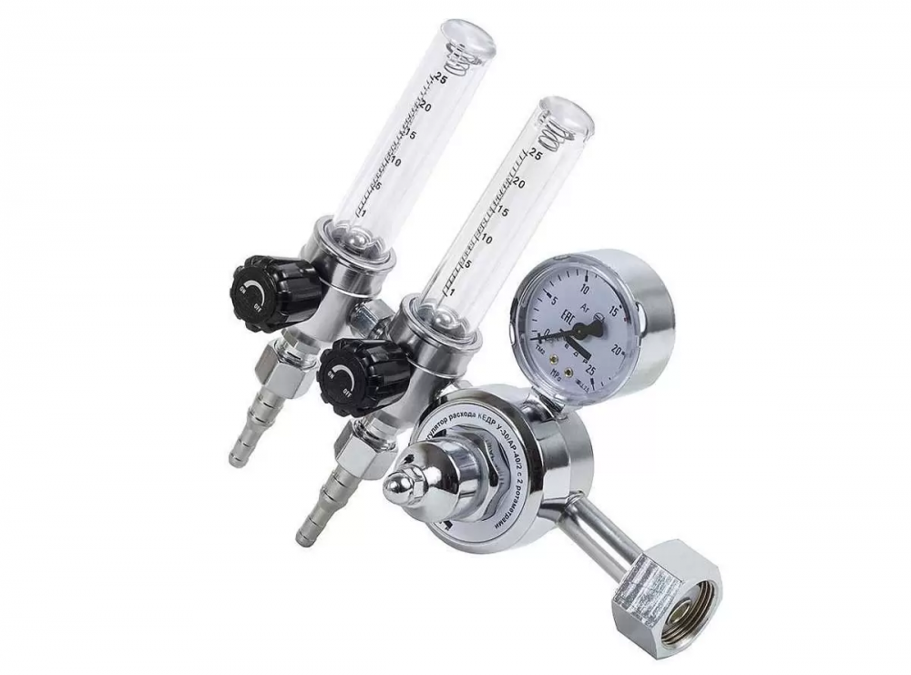 картинка КЕДР У-30/АР-40/2. Регулятор расхода с 2 ротаметрами являющийся официальным дистрибьютором в России 