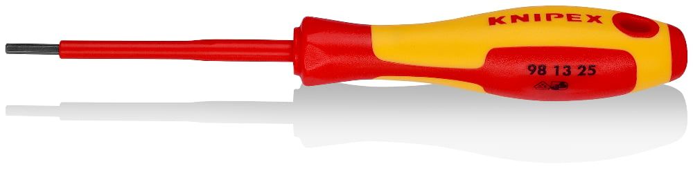 картинка KNIPEX KN-981325. Отвертка шестигранник VDE являющийся официальным дистрибьютором в России 