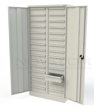 картинка NovaTor CAB-3(D16). Шкаф для хранения комплектующих 1850×820×450 мм являющийся официальным дистрибьютором в России 