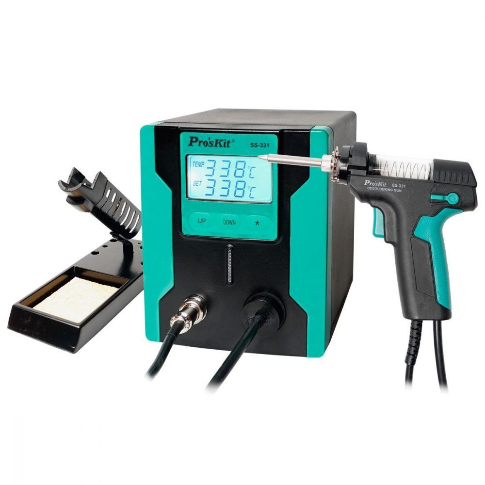 картинка ProsKit SS-331B (140 Вт). Демонтажная паяльная станция являющийся официальным дистрибьютором в России 