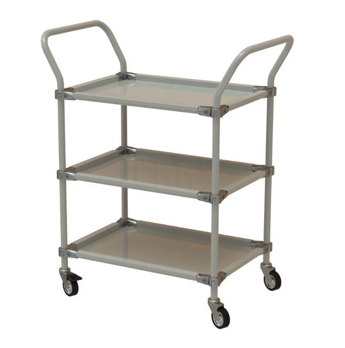 картинка Teras TR-3. Подкатная транспортная тележка 470×990×840 мм с 3 полками являющийся официальным дистрибьютором в России 